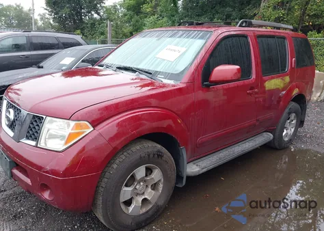2005 Nissan Pathfinder Se from USA, damaged, VIN 5N1AR18W95C745498
